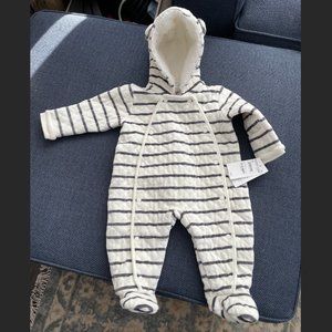 NWT: 6 Month Old Plush Baby Bunting with Ears by Nordstrom